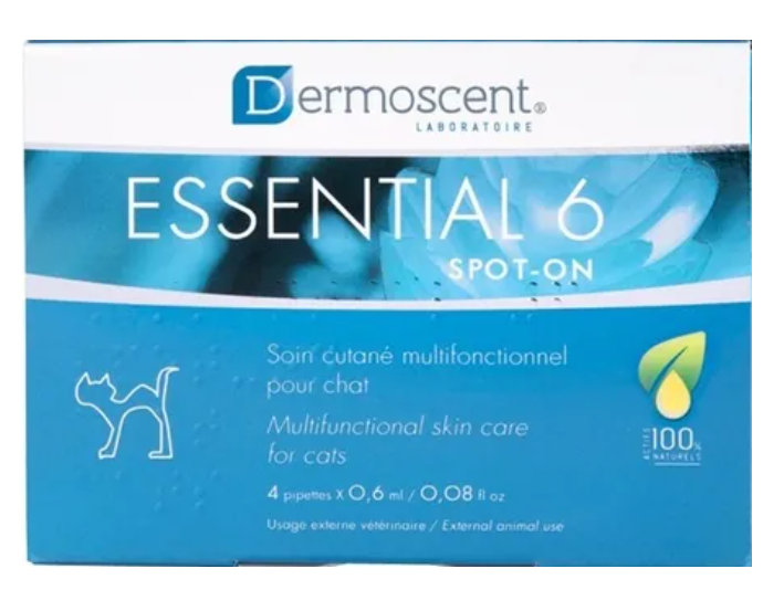 Dermoscent Essential 6 Spot-on CATS ( 4 pipetas 0.06 mL)